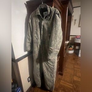 Vintage Liberty Men's Green Camouflage Coveralls
